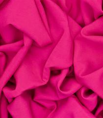 Hot Pink Mysore Plain Crepe Silk Saree With Contrast Pallu-Hot Pink