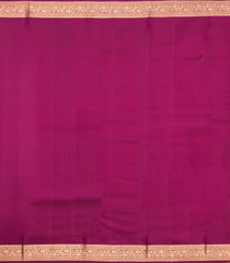 Magenta Woven Pure Silk Saree With Zari Buttas-EC2615