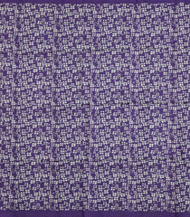 Lilac Printed Synthetic Tussar Silk Saree With Zari Checks & Motifs-SY0382