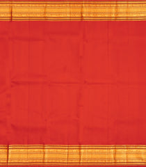 Mustard Handloom Korvai Kanchipuram Silk Saree With Zari Buttas-KA15930