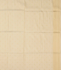 Taupe Woven Art Tissue Dupion Saree With Floral Zari Buttas-BL5883