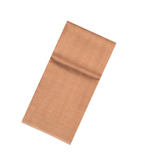 Dusty Peach Woven Tussar Tissue Silk Saree With Checks-TU3451