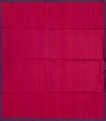 Dark Purple Handloom Kora Soft Silk Saree With Stripes-SO4153