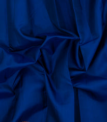 Blue Handloom Kanchipuram Silk Saree With Thread Work Border-KA15150