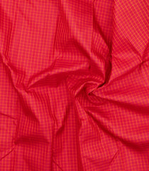 Pink Handloom Kanchipuram Silk Saree With Silk Checks-KA15689