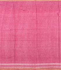 Dusty Pink Printed Chanderi Cotton Saree With Floral Motifs-CC1476