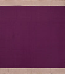 Burgundy Woven Mysore Silk Saree With Diamond Motifs-MS3394