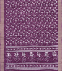 Burgundy Printed Art Dola Silk Saree With Zari Border-BL5788