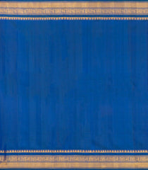Teal Handloom Gadwal Silk Saree With Buttas & Contrast Border-GA0424