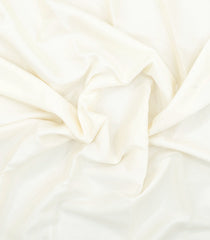 White Woven Mysore Silk Saree With Contrast Zari Border-MS3796