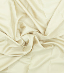 Off White Woven Mysore Silk Saree With Contrast Zari Border-MS3808