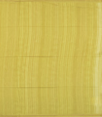 Yellow Printed Synthetic Tussar Silk Saree With Floral Motifs-SY0176