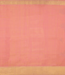 Dusty Pink Handloom Kanchipuram Silk Saree With Peacock Motifs-KA15816