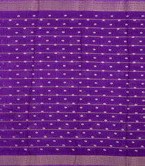 Purple Printed Synthetic Dola Silk Saree With Zari Motifs & Border -SY0345