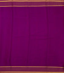 Orange Woven Mysore Silk Saree With Contrast Border-MS3287