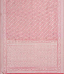 Peach Woven Art Dupion Saree With Floral Zari Motifs-BL5962