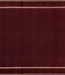 Red Woven Art Crepe  Saree With Zari Stripes & Contrast Border-BL5132