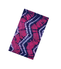Pink Printed Chanderi Cotton Saree With Tie & Dye Motifs-CC1376