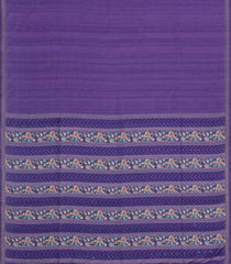 Mauve Printed Synthetic Kotha Silk Saree With Zari Border-SY0533