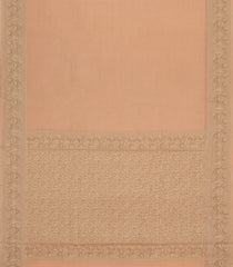 Sandal Woven Tussar Silk Saree With Thread work Border-TU3158