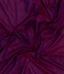 Dark Purple Woven Chirala Cotton Saree With Printed Blouse-CR1520