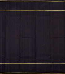 Olive Green Handloom Korvai Kanchipuram Silk Saree With Stripes-KA16217