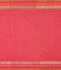 Violet Handloom Korvai Kanchipuram Silk Saree With Meena Zari Checks & Buttas-KA16691