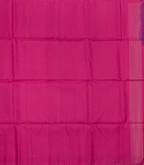 Magenta Handloom Soft Silk Saree With Floral Vine Motifs-SO4573