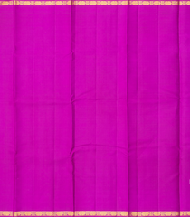Magenta Handloom Kanchipuram Silk Saree With Checks & Buttas-KA13354