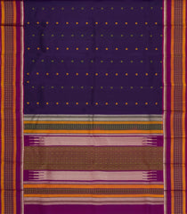 Purple Handloom Kanchipuram Silk Saree With Buttas-KA15161