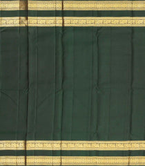 Rust Handloom Kanchipuram Silk Saree With Annam Motifs-KA13288