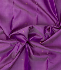 Lavender Handloom Kanchipuram Silk Saree With Zari Buttas-KA15195