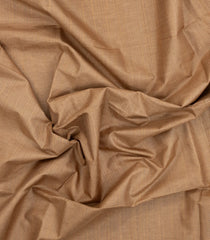 Biege Woven Tussar Silk Saree With Checks-TU3288