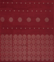 Maroon Handloom Soft Silk Saree With Kolam Buttas-SO4697
