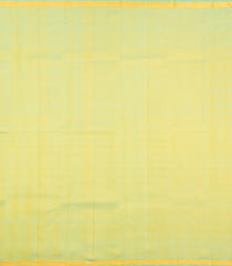 Yellow Handloom Kanchipuram Silk Saree With Zari Buttas-KA15947
