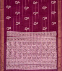 Maroon Printed Synthetic Dola Silk Saree With Zari Motifs & Border -SY0356