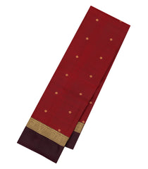 Crimson Handloom Soft Silk Saree With Buttas-SO4673