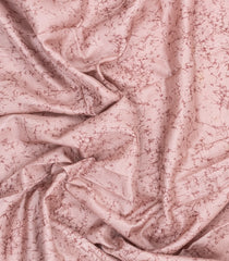Baby Pink Printed Synthetic Dupion Saree With Contrast Border-SY0276