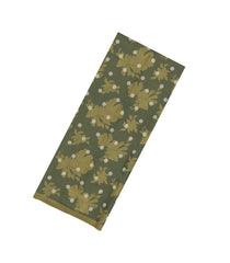 Shadow Green Printed Synthetics Dola Silk Saree With Floral Motifs-BL5274