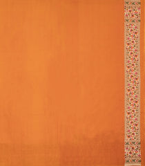 Red Handloom Banarasi Silk Saree With Meenakari Border-BE1756
