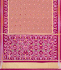 Magenta Woven Art Dupion Saree With Tie & Dye Motifs-BL5876