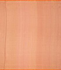 Peach Handloom Organza Soft Silk Saree With Floral Motifs-SO4122