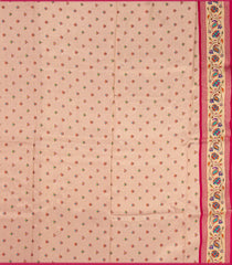 Mustard Printed Blended Viscose Saree With Position Printed Floral Motifs-BL5989