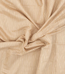 Taupe Printed Blended Exclusive Chanderi Saree With Jhalar-BL5825
