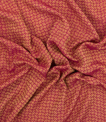 Pink Woven Mysore Silk Saree With Floral Motifs-MS3390