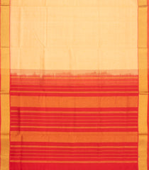 Sandal Handloom Silk Cotton Saree With Checks & Buttas-SC4730