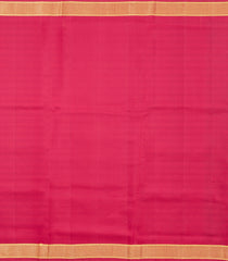 Crimson Handloom 9 Yards Kanchipuram Silk Saree With Veldhari stripes-KA15740