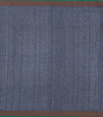 Midnight Blue Handloom Village Cotton Saree With Buttas-VC1663