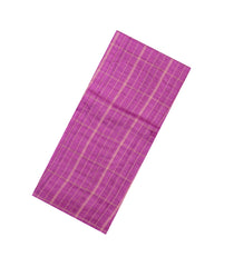 BubbleGum Pink Woven Tussar Silk Saree With Checks-TU3434
