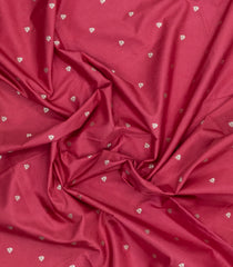 Peach Woven Art Dupion Saree With Floral Zari Buttas-BL5939
